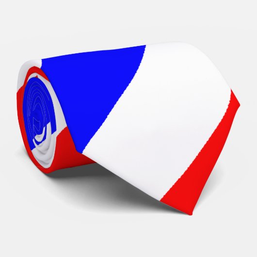 Barber Pole Pattern Stropdas (Opgerold)