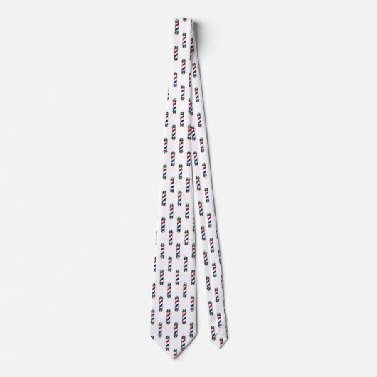 Barber Pole Pattern Stropdas (Voorkant)