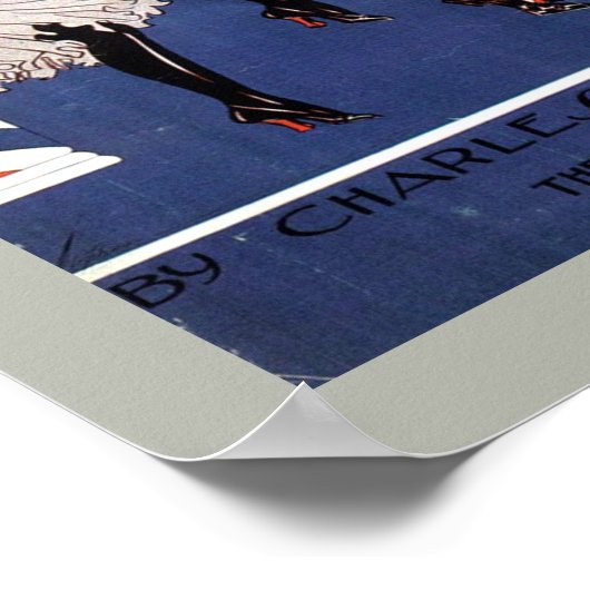 BARBER POLE RAG  blad Music Hoesje Kopiëren Poster (Hoek)