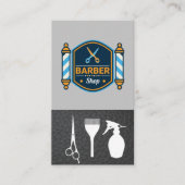 Barber Pole | Schaar Visitekaartje (Voorkant)