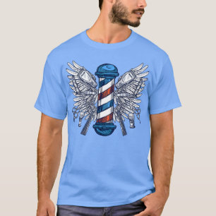 Barber Pole Scissors T-shirt