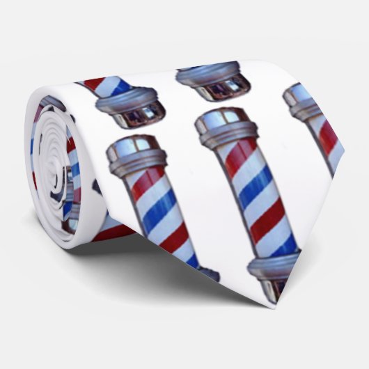 Barber Pole Stropdas! Stropdas (Opgerold)