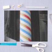 Barber Pole Tissuepapier (Craft)