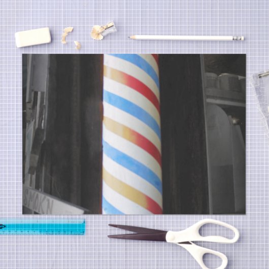 Barber Pole Tissuepapier (Craft)