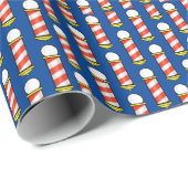 Barber Pole Wrapping Paper Cadeaupapier (Rol Hoek)