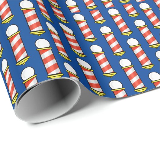 Barber Pole Wrapping Paper Cadeaupapier (Rol Hoek)