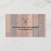 Barber Pool en Schaar Visitekaartje (Achterkant)