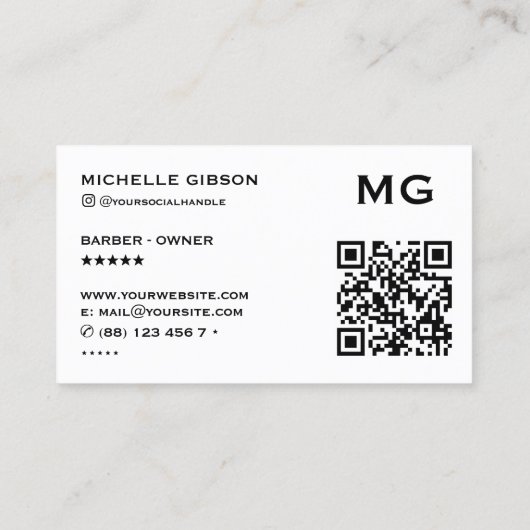 Barber Pool Rood Wit Blauw Glow Barbershop Retro Visitekaartje (Achterkant)