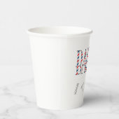Barber Porcelain Plate Papieren Bekers (Rechts)