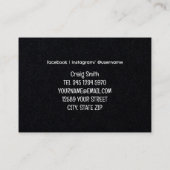 💇‍♂️ Barber Premium Visitekaartje (Achterkant)