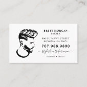Barber Professional Hair Stylist Visitekaartje (Voorkant)