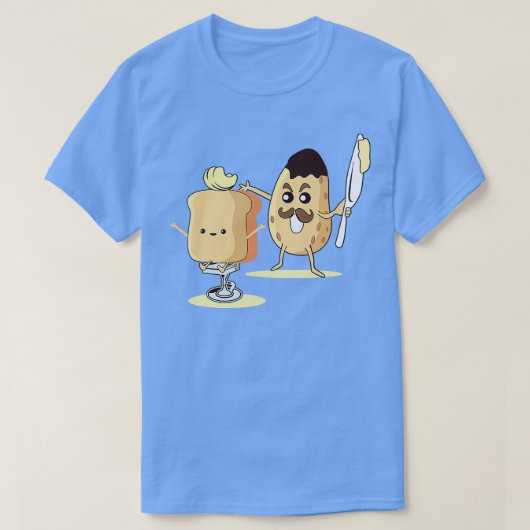 Barber Pun Potato Bread Butter T-shirt (Design voorkant)