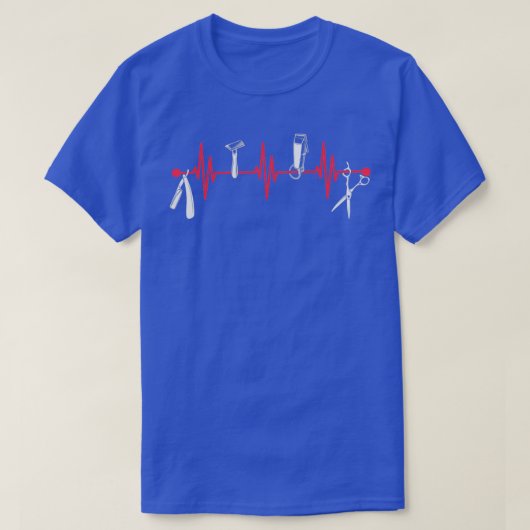 Barber Quote Retro Barber Tools Lifeline T-shirt (Design voorkant)