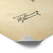 Barber Razor Antiek Patent Poster Old LooK (Hoek)