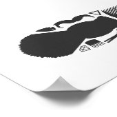 barber razor iconen poster (Hoek)