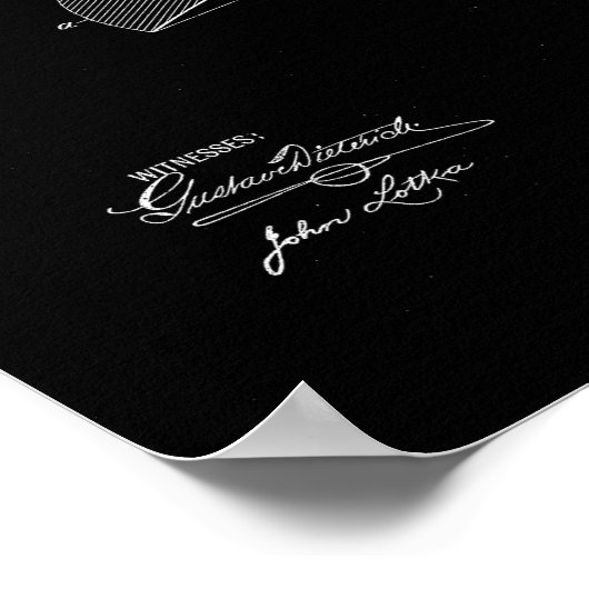 Barber Razor Patent Poster Print Artwork (Hoek)