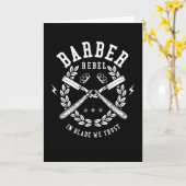 Barber Rebel Kaart (Gele Bloem)