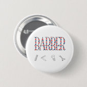 Barber Ronde Button 5,7 Cm (Voorkant /achterkant)