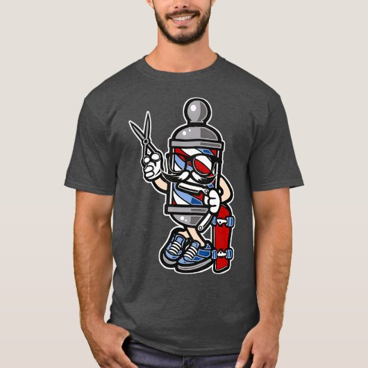 Barber s for men t-shirt (Voorkant)