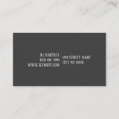 Barber Salon Visitekaartje (Achterkant)