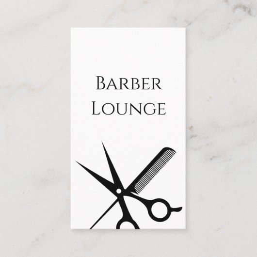 Barber Salon Visitekaartje (Voorkant)