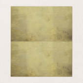 Barber scheermes & Goud Zwart Professioneel Gevouw Visitekaartje (Binnenkant ongevouwen)