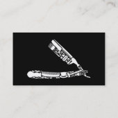 Barber scheermesjes Afspraakherinnering Afsprakenkaartje (Achterkant)