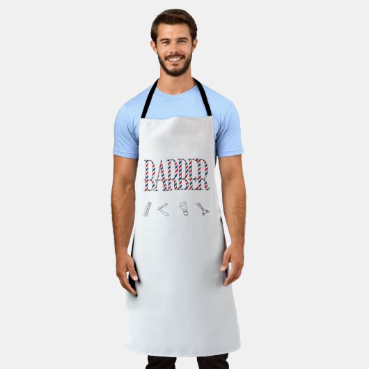 Barber Schort (Gedragen)