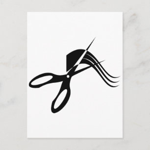 Barber Scissors - Hair Stylist Briefkaart