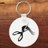 Barber Scissors - Hair Stylist Sleutelhanger (Voorkant)