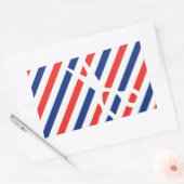 Barber Scissors Rechthoekige Sticker (Envelop)