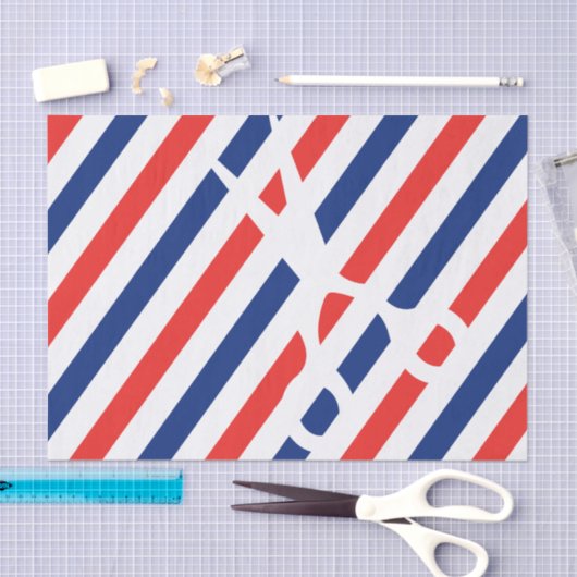 Barber Scissors Tissuepapier (Craft)