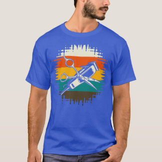 Barber Scissors Trimmer Barber  T-shirt