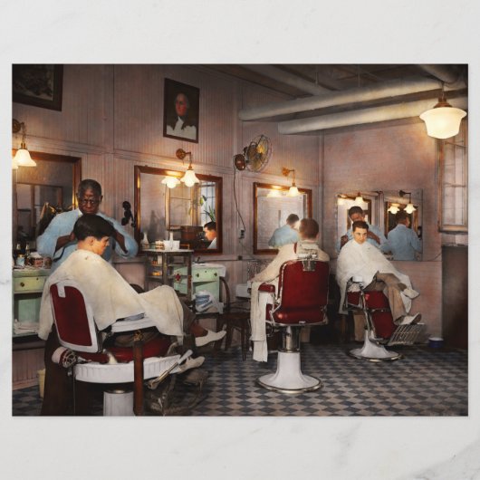 Barber - senator-enige barbershop 1937 flyer (Voorkant)
