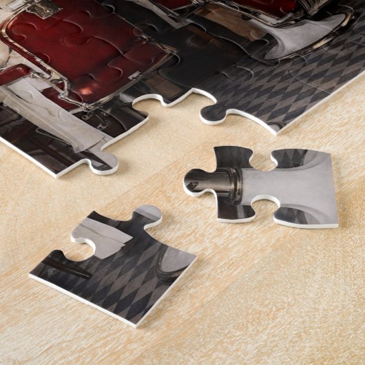 Barber - senator-enige barbershop 1937 legpuzzel (Zijkant)