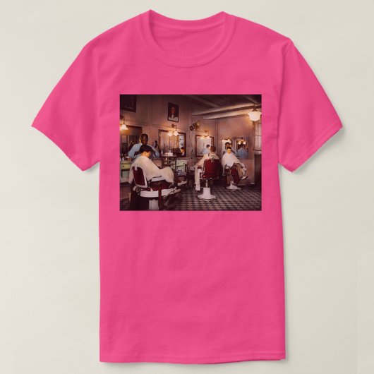 Barber Senatorsonly barbershop 1937 T-shirt (Design voorkant)