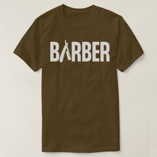 Barber Shape up Design Cool Barber T-shirt (Design voorkant)