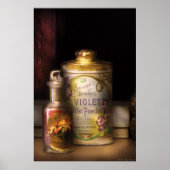 Barber - Sharp & Dohme Violet Toilet Powder Poster (Voorkant)