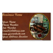 Barber - Shave - Pennepacker's barber shop 1942 Visitekaartje Magneet (Voorkant)