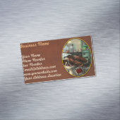 Barber - Shave - Pennepacker's barber shop 1942 Visitekaartje Magneet (Voorbeeld)