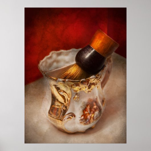 Barber - Shaving - The beauty of barbering Poster (Voorkant)