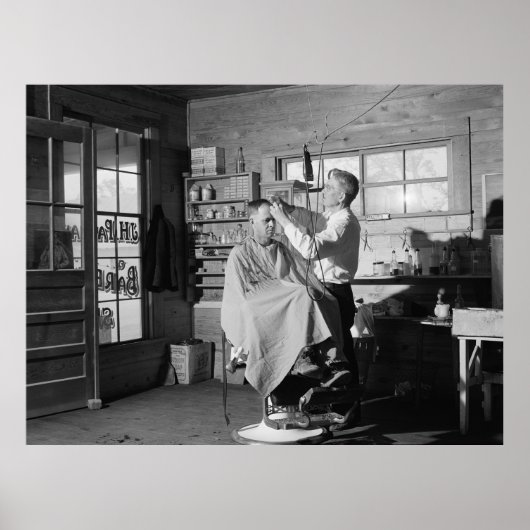  BARBER SHOP 1941 POSTER (Voorkant)