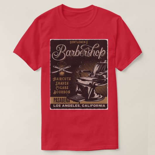 Barber Shop 3 Klassieke TShirt (Design voorkant)