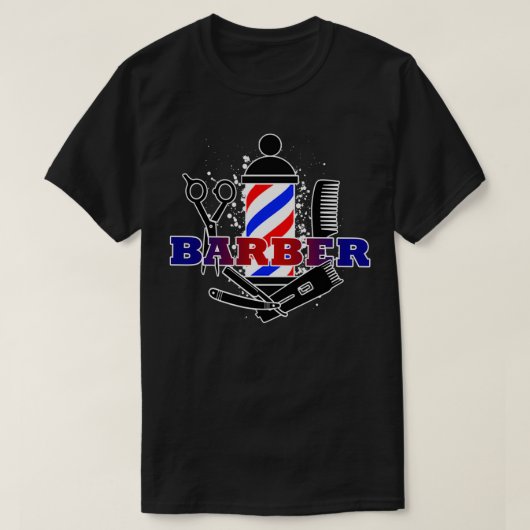 Barber Shop 45 T-shirt (Design voorkant)