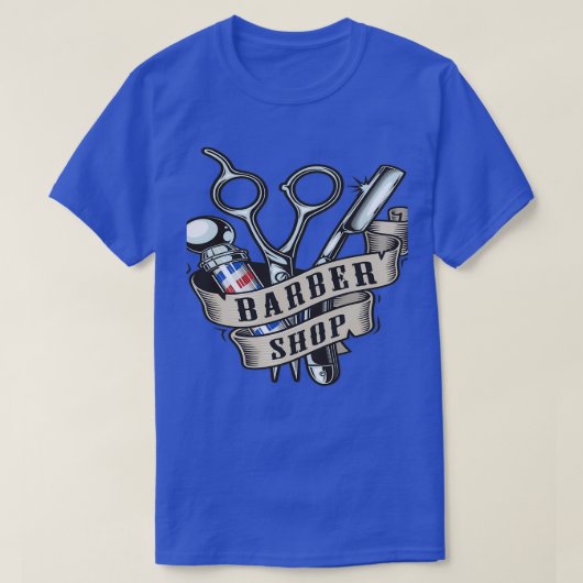 Barber Shop 77 T-shirt (Design voorkant)