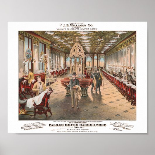  Barber Shop AD Poster (Voorkant)