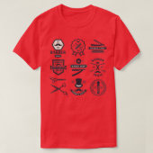 Barber Shop Arts T-shirt (Design voorkant)