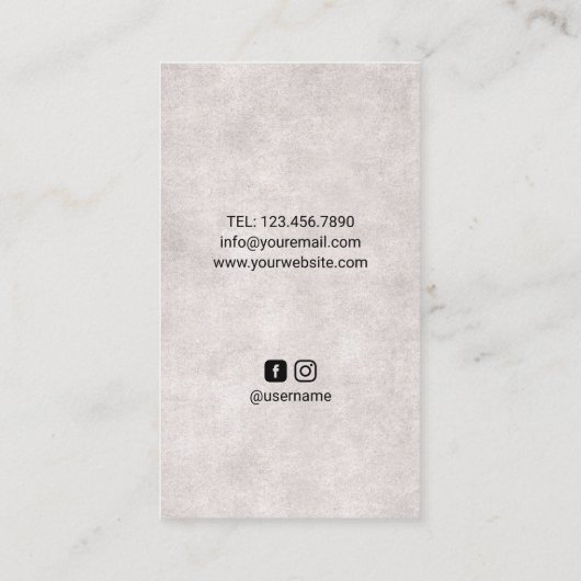 Barber Shop Barber Pole Barbershop  Hair Visitekaartje (Achterkant)