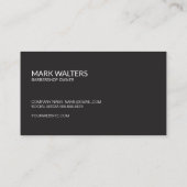 Barber Shop | Barber Visitekaartje (Achterkant)