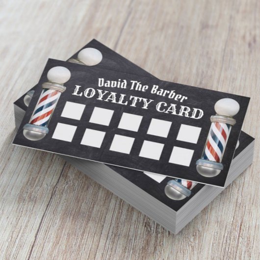 Barber Shop Barbershop Chalkboard Loyalty